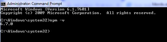 cek nodejs