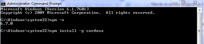 install cordova