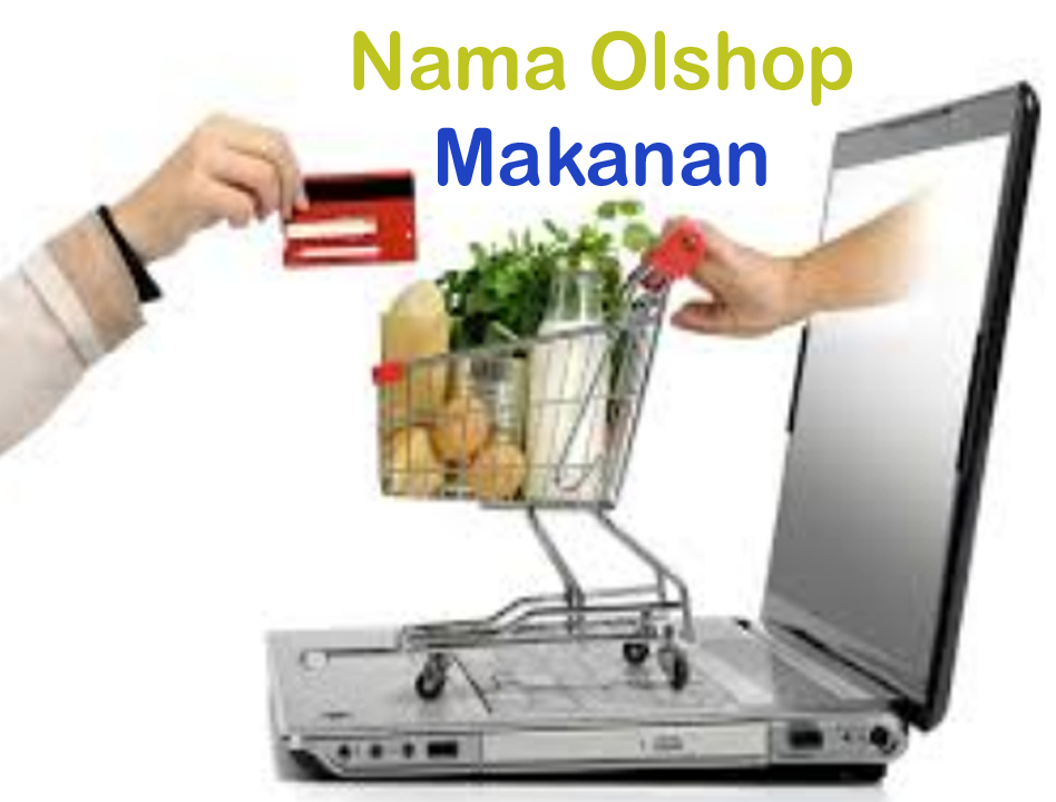 nama olshop makanan yang belum dipakai