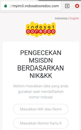 registrasi kartu indosat online