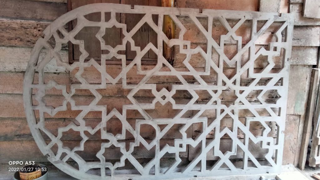 desain krawangan masjid