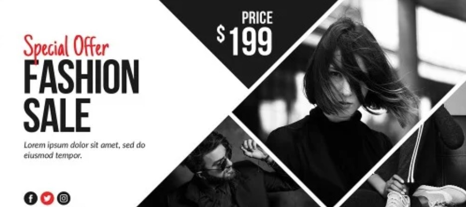 contoh iklan banner fashion