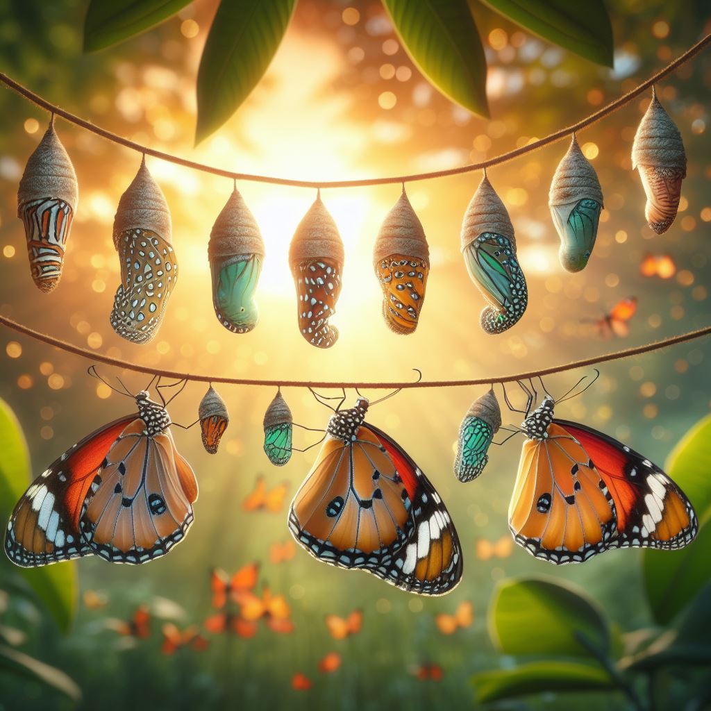 daur hidup kupu-kupu